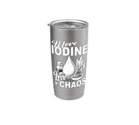 PIÙ IODIO MENO CAOS Salute della tiroide Minerale Nutriente Kelp Bicchiere termico in acciaio inox doppia parete