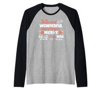 più Meraviglioso Tempo DELL'ANNO Buon Ciao GrazieMas Meme Maglia con Maniche Raglan