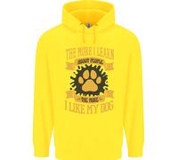 Più Mi Piace Il Mio Cane Felpa Uomo