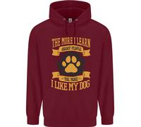 Più Mi Piace Il Mio Cane Felpa Uomo