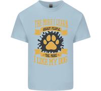 Più Mi Piace Il Mio Cane Maglietta Divertente Per Bambini Ragazzi E Ragazze