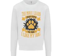 Più Mi Piace Il Mio Cane Maglione Divertente Per Bambini