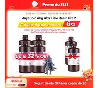 Più nuovo 4 pezzi/lottp Anycubic ABS Come Reisn 3d Resina Ad Alta Precisione UV 405nm Per LCD SLA DLP Anycubic Photon Resina 3d Stampante