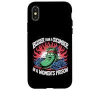 Più occupato di un cetriolo in una prigione femminile Custodia per iPhone X/XS