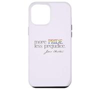 PIÙ ORGOGLIO MENO PREGIUDIZIO Jane Austen LGBT Divertimento Gay Lit Meme Custodia per iPhone 12 Pro Max