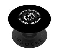 Più persone incontro più amo il mio cane - Schäferhund PopSockets PopGrip Adesivo
