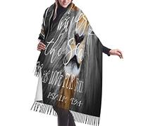 Più Potente Delle Onde È Il Suo Amore Per Te Versetti Delle Scritture Religiose Salmi Leone Invernale Sciarpe Scialle Morbido Sciarpe Lunghe Da Donna Elegante Foulard Con Nappe