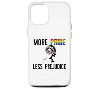 PIÙ PRIDE LESS PREJUDICE Jane Austen LGBT Occhiali da sole Meme Custodia per iPhone 12/12 Pro