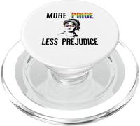 PIÙ PRIDE LESS PREJUDICE Jane Austen LGBT Occhiali da sole Meme PopSockets PopGrip per MagSafe