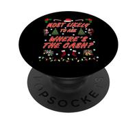 Più probabile chiedere dove sono i soldi, Design natalizio PopSockets PopGrip Adesivo