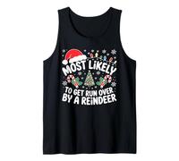 più Probabile Investire da Una Renna Camicia di Natale Canotta