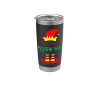 Più Probabilmente Bere Tutto Il Moscow Mule Elf Brutto Natale Bicchiere termico in acciaio inox doppia parete