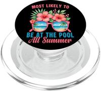 Più Probabilmente Essere In Piscina Tutta L'Estate PopSockets PopGrip per MagSafe