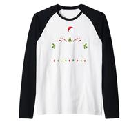 più Probabilmente Scoreggia sul Giro di Babbo Natale Maglia con Maniche Raglan
