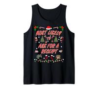 più propensi a Chiedere Una ricevuta di Natale Design Canotta