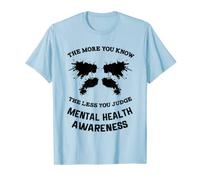 Più sai e meno giudichi T-Shirt Rorschach Test Maglietta