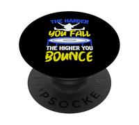 Più si cade più alto si rimbalza trampolino PopSockets PopGrip Adesivo