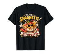 più Spaghetti Meno Upsetti Cucina Italiana Pasta Maglietta