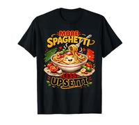 più Spaghetti Meno Upsetti Cucina Italiana Pasta Maglietta
