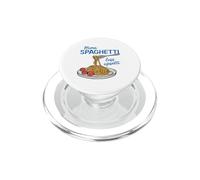 Più Spaghetti Meno Upsetti Divertente Amante della Pasta PopSockets PopGrip per MagSafe
