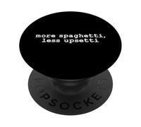 Più Spaghetti Meno Upsetti PopSockets PopGrip Adesivo