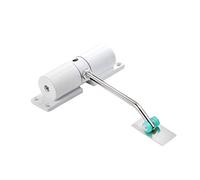 Più vicina la porta automatica, Chiudiporta automatico silenzioso idraulico invisibile for uso domestico semplice piccolo con molla ammortizzatrice(White)