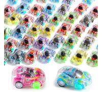 Piucrty Mitgebsel - Mini auto giocattolo per il compleanno dei bambini, 50 pezzi, confezione regalo per gli ospiti, piccolo set di auto giocattolo Give Away Pinata, imbottitura per bambini, giocattolo