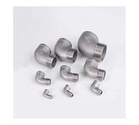 PIUHRKLEVD 1/8" 1/4" 3/8" 1/2" 3/4" 1" 1-1/4" 1-1/2" 2" Female To Male 90 Degree Elbow 304 Stainless Steel Pipe Fitting Water Gas Oil (SS316,1-1/4")