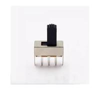 PIUHRKLEVD 10PC 3-pin 2-speed power switch flashlight amplifier switch with iron case 12mm SS-12F18 Toggle switch 1P2T