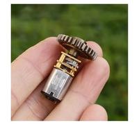 PIUHRKLEVD Avviamento elettronico con cambio completamente in metallo N20 a bassa velocità, DC 5V 6V, modulo 0,8, ruota dentata a 28 denti PIUHRKLEVD