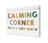 PIUHRKLEVD Calm Down Corner Kit Posters SEL Social Emotional Learning Affirmations Wall-Art for Preschool Classroom Elementary School Counseling Office Room Decor(Framed,12X18inch(30X45cm))