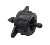 PIUHRKLEVD Garden Hose Fittings 1/4" Pressure Compensated Dripper for Uneven Ground Irrigation Hilly Agricultura Garden Lawn Watering Pressure Drop Drip 200 Pcs (Color : 2L)