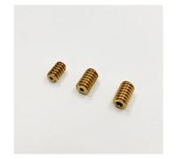 PIUHRKLEVD Modulo 0,5, diametro del foro di apertura 2,98 mm, ingranaggio a vite senza fine in rame a testa singola, abbinato all'albero da 3 mm PIUHRKLEVD