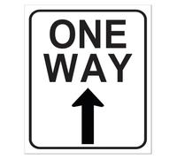 PIUHRKLEVD One Way Right Arrow Up Sign Rustic Metal Decor 12x8 Inch