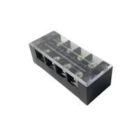 PIUHRKLEVD TB-6004 Morsettiera a Serie TB 60A 600V 4P Piastra di collegamento Terminale fisso Barriera a vite coperta TBC-604/TC-604
