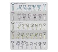 PIUHRKLEVD Tie Knot Guide Metal Sign How To A Step By Vintage Instruction For Office Study Wall-Art 8 X 12 inch