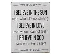 PIUHRKLEVD Uplifting Metal Tin Sign He Works All Things for Romans 8 28 Scripture Wall Hanging Gift for Believers X 12 in