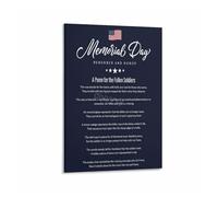 PIUHRKLEVD Veterans Day Memorial Poster, Never Forget Our Fallen Heroes Wall-Art for Home, Office, Fire Station Decor(Unframed,08x12inch(20x30cm))