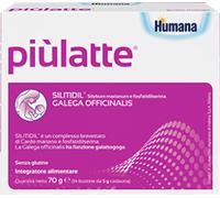 Humana Linea Gravidanza e Allattamento Più Latte Integratore Alimentare 14 Buste