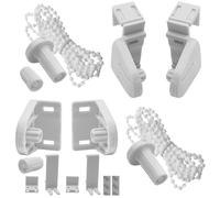 Piuluvor® 2 Set Kit Accessori per Tenda a Rullo Ricambio per Tende a Rullo a Morsetto, 17mm Staffa per Finestra a Morsetto non Richiede Foratura per Tende a Rullo Doppie