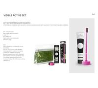 Piuma Care Set Regalo - Echinacea - Spazzolino & Supporto, Dentifricio, Collutorio & Pochette - Cura Orale - Rosa