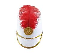 Piuma Decors Cappello Cavaliere Vintage Honor Guard Feltro Natale Cosplay Show Accessori Celebrazione Accessorio Divertente Vestito Cavaliere