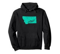 Piuma del Montana 406 Big Sky Country Native Felpa con Cappuccio