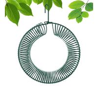 Piuma Di Metallico | Suet Wreath Feeder | Alimentatore Scoiattolo Di Grande Capacità | Porta Di Arachidi Resistente Alle Intemperie | Multipurpose Birdfeeder, Alimentatore Scoiattolo Arruggini