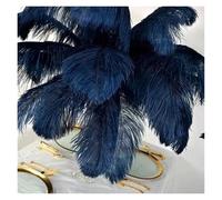 Piuma Di Struzzo 15-75CM Piume blu for decorazioni in piume di struzzo for la decorazione Centrotavola decorativi lunghi e grandi for matrimoni Accessori for tavoli(40-45cm small pole,200 PCS)