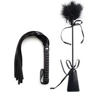 Piuma frusta piuma tickler con frusta che cavalca erotico frusta sex toy accessori per BDSM SM adulti