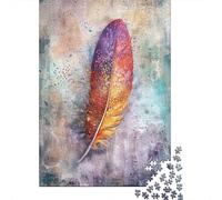 piuma Jigsaw Puzzle Impossible 1000Pcs Abstract Art Decorazione Per La Casa. Rilassamento E Intelligence Per Adulti E Bambini Da 12 Anni 1000pcs (75x50cm)