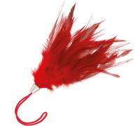 Piuma rosso scuro 17cm