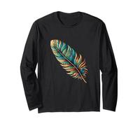 Piuma Sud-Ovest nativi Americani Indiani tribali Arte Maglia a Manica