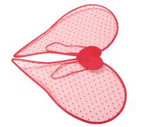 Piume a Cuore da Angelo in Organza per Carnevale | Leggere e Comode da Indossare, Riutilizzabili per San Feste, Balli, Teatro, Cosplay e Spettacoli
